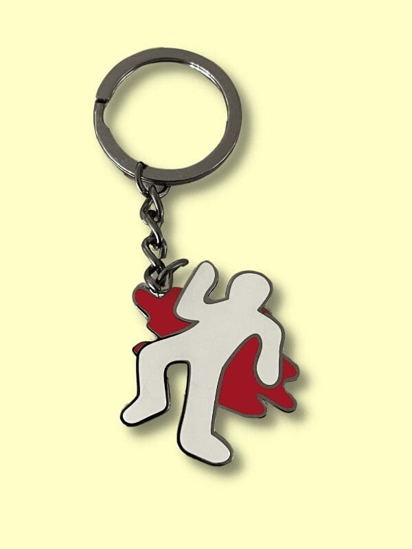 Enamel Keyring - Body Outline