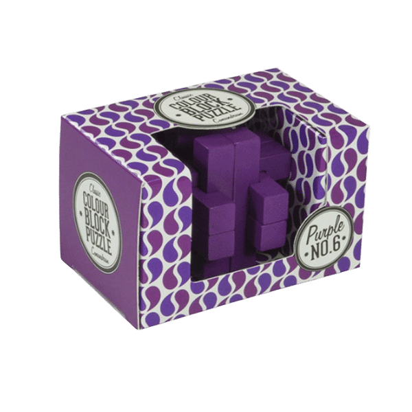 Colour Block Puzzle - Purple No. 6