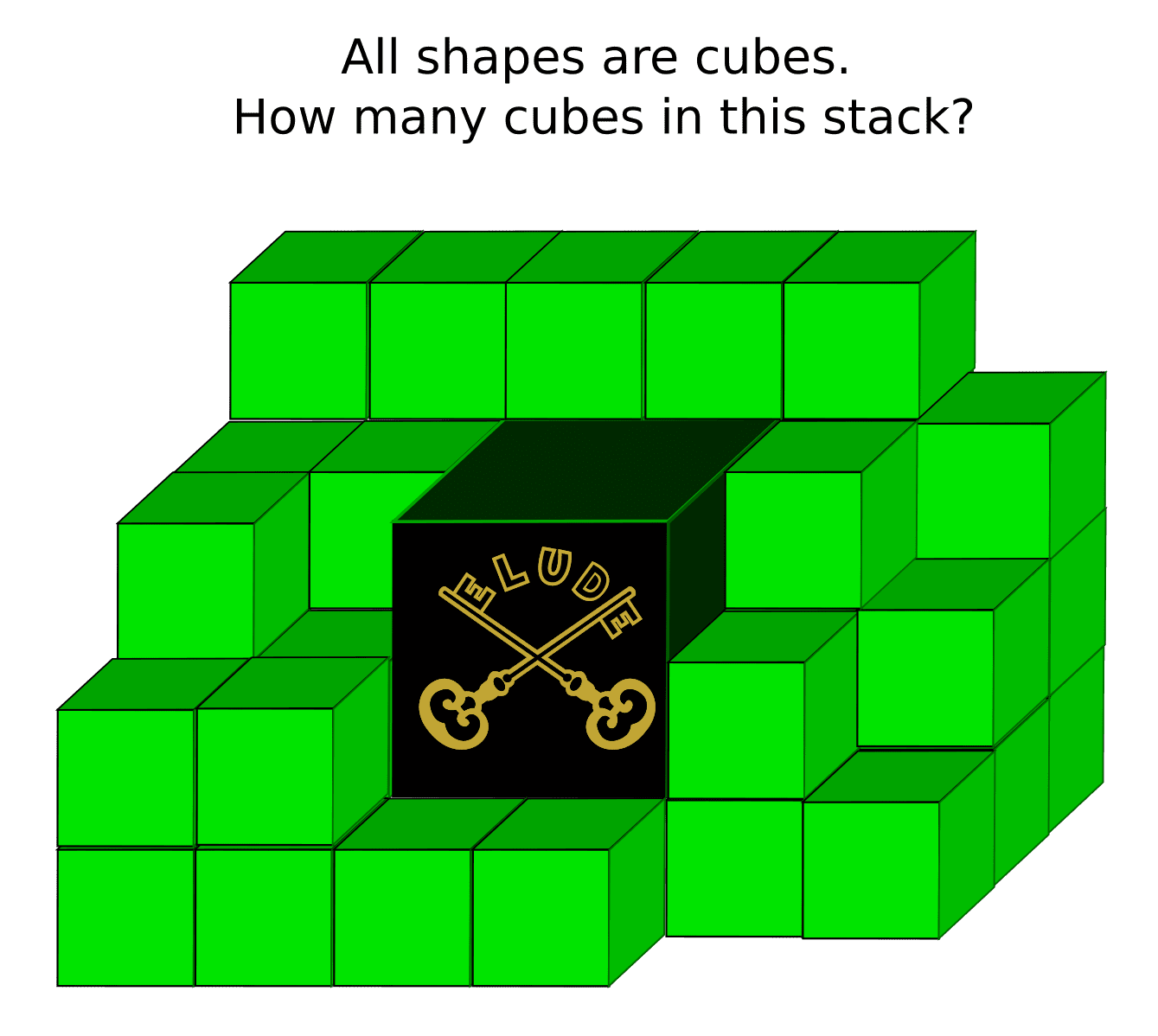 Cubes Stacked puzzle