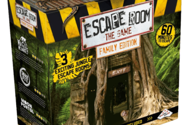 Escape Room the Game - kids edition with 3 games and chronological decoder