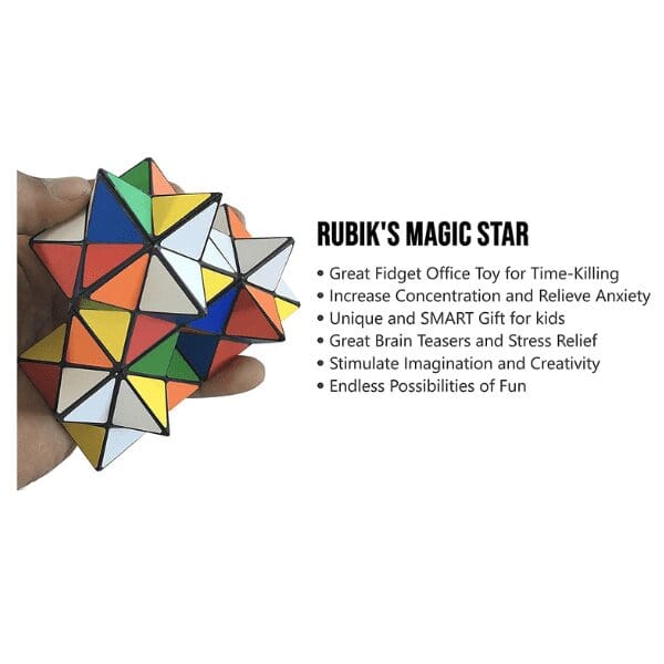 Rubiks Gift Set (Includes Magic Star, Squishy Cube and Rainbow Ball)