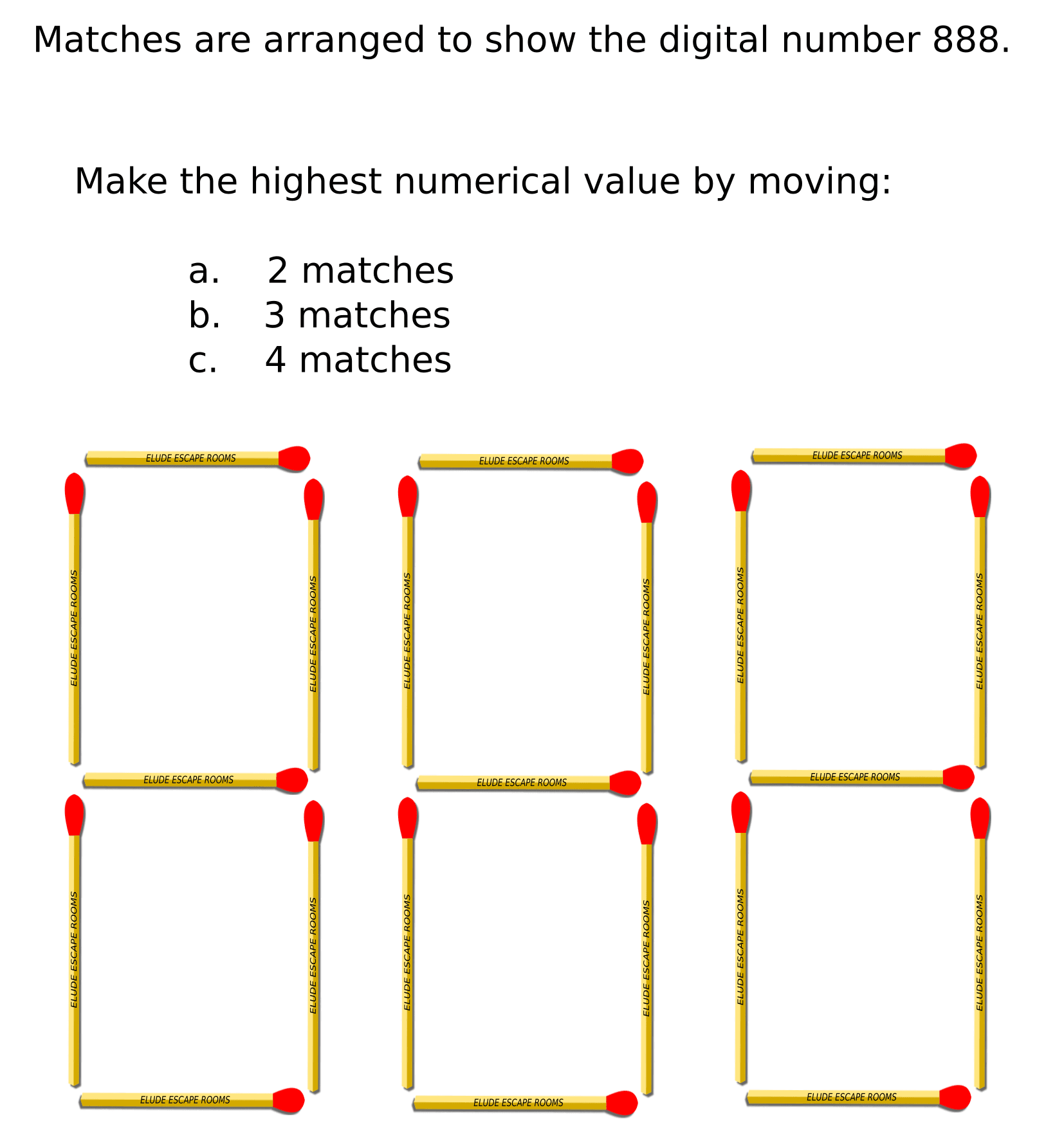 Matchstick Numbers Puzzle