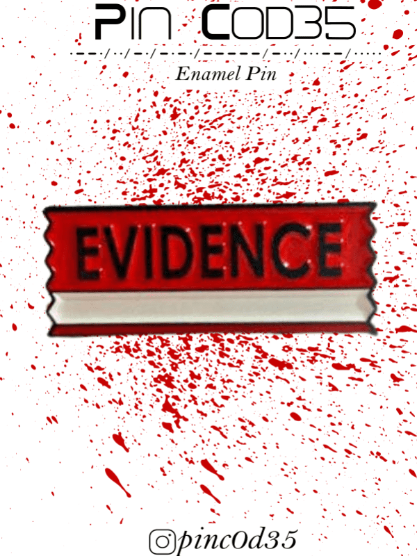 Enamel Pin - Evidence Tape