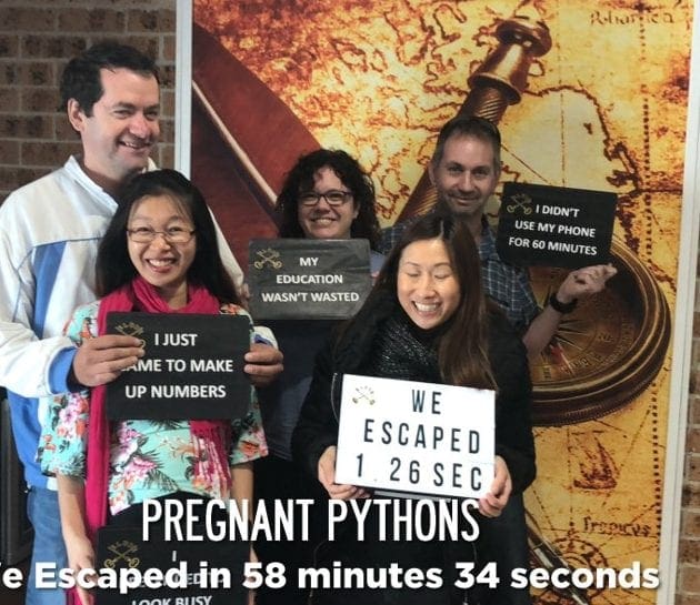 Family Photo at Elude Escape Rooms