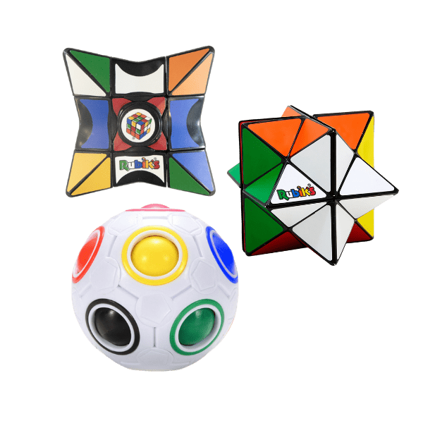 Rubiks Gift Set (Includes Rainbow Ball, Magic Star and Magic Star Spinner)