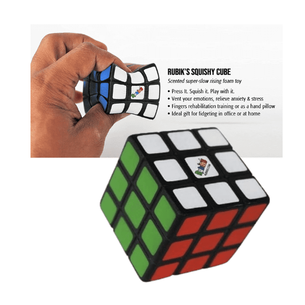 Rubiks Gift Set (Includes Squishy Cube, Infinity Cube and Spin Cublet)