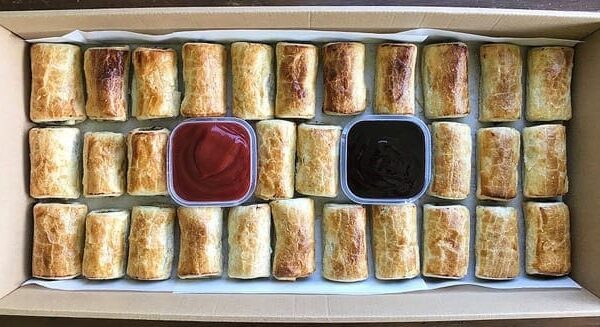 Sausage Rolls in Party Box