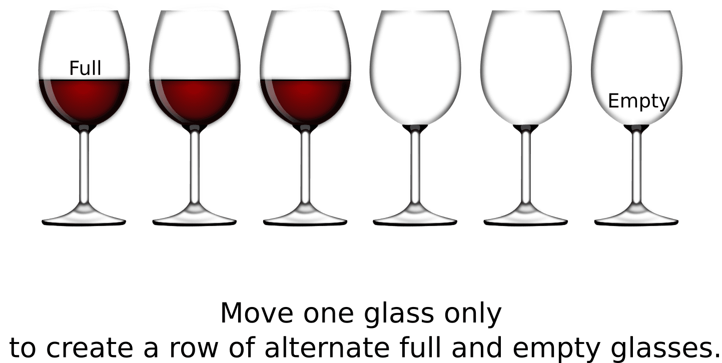 Wine Glasses Puzzle